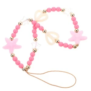 Handy Kette Fräulein Damen Perle Telefon Handgelenk Seil Dekoratives Lanyard - Photo 1/12