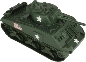 BMC WW2 Sherman M4 Tank - Dark Green 1:32 Military Vehicle for Forest  - Picture 1 of 7
