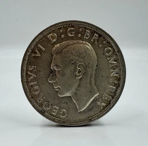1937 GEORGE VI CORONATION SILVER CROWN - Picture 1 of 3