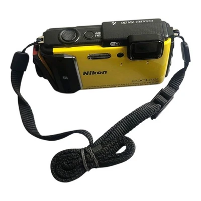 Nikon Coolpix AW130 For Repair AS IS Water Damaged, Battery COVER DOES NOT CLOSE - Image 1 of 4
