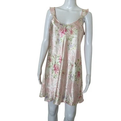 Lindo Mini Vestido Sin Mangas Oscar De La Renta Etiqueta Rosa Floral Rosa Claro Talla Mediana Foto 1 de 4