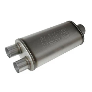 Flowmaster FlowFX 3.5" Inlet 2.5" Dual Exit Muffler For Gas Cars Trucks & Suv's - Picture 1 of 3