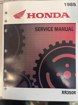 Manual De Taller De Reparación Y Servicio Honda XR350R XR 350R 1985 - Imagen 1 de 4