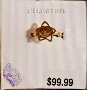 Anillo Dora la Exploradora Plata de Ley 18K Talla 3 - Imagen 1 de 4