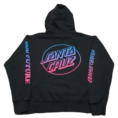 Odd Future Santa Cruz Skateboards Hoodie Mens Small Black Pullover Hip Hop Y2K - Image 1 of 4