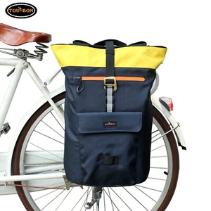 Tourbon Bike Pannier Bicycle Rear Bag Cycling Backpack Travel Large Capacity NEW - Picture 1 of 12