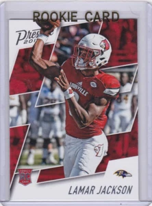 LAMAR JACKSON ROOKIE CARD 2017 Prestige RC Louisville Cardinals BALTIMORE RAVENS - Picture 1 of 2