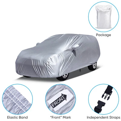 Full SUV Car Cover Waterproof UV-Proof Sun Protect For Toyota Kluger up to 2023 - image 1 of 4