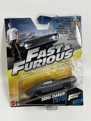 Fast & Furious Dodge Charger 1970 1:55 Scale Mattel FCF44D B19 - Image 1 of 4