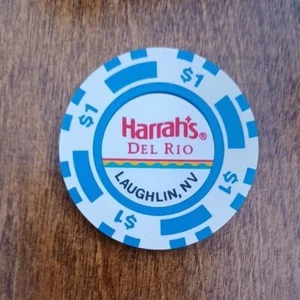 Harrah's Del Rio Casino $1 chip Laughlin - Picture 1 of 1