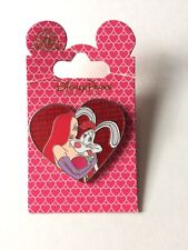 Disney Roger Rabbit and Jessica Valentines Day Heart Pin