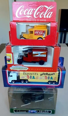 4x Corgi Matchbox Model Cars D980 Ford CY24 Daf 61201 Royal Mail Coca Cola Boxed - Image 1 of 4