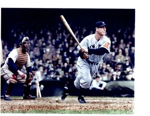 FOTO BÉISBOL LOU GEHRIG NUEVA YORK YANKEES 8X10 BRONX - Imagen 1 de 1