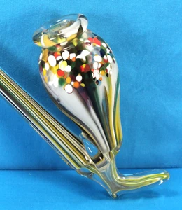 Fancy, Hand Blown Glass Pipe - Picture 1 of 5