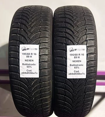 PNEU USAGÉ NEXEN WINGUARD SNOW G WH2 195/60 R16 89H Invernali - Photo 1/2
