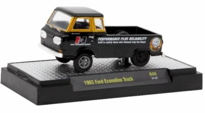 FORD Econoline - Pick up - 1965 - black / orange - M2 1:64 - Immagine 1 di 4