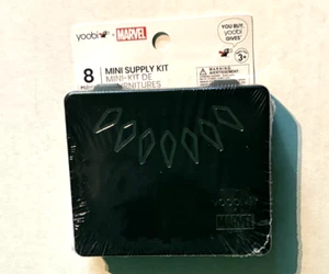 Yoobi Black Panther 8pcs Mini Office Supply Kit - Marvel Avengers - New - Picture 1 of 3