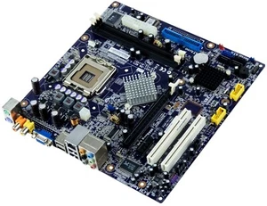Ecs Rc415st-Pm Rev:1.0 Lga775 2x Ddr2 2x Pcie 2x Pci Sata Mainboard - Picture 1 of 2