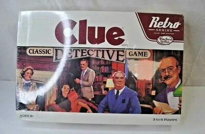 Clue Classic Detective Game-Retro Series-Hasbro *New* - Image 1 of 4