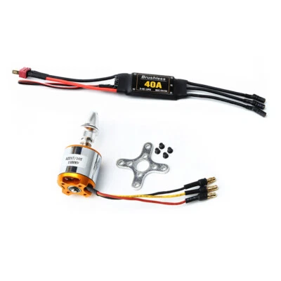 1100KV/1250KV/2300KV Brushless Motor 40A ESC Power System for RC Fixed Wing - Image 1 of 4