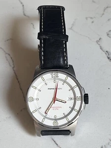 Momo Design Limited Automatic Japan Exclusive Watch - White Face - Leather Band - Picture 1 of 17