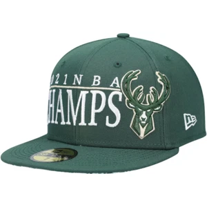Milwaukee Bucks New Era 2021 NBA Champs Retro Pop 59FIFTY Fitted Hat Cap 7 3/8 - Bild 1 von 5