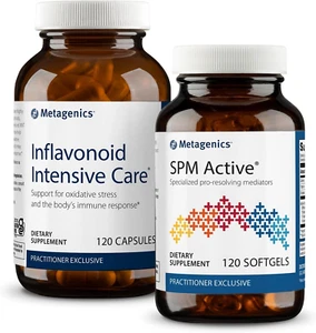 Metagenics Daily Joint Support Duo: SPM Active - 120 Softgels and Inflavonoid IC - Picture 1 of 12