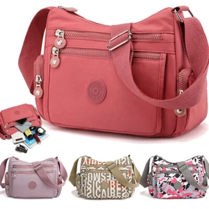 Bolso bandolera de nailon de gran capacidad para mujer bolso de viaje de varios bolsillos EE. UU. - Imagen 1 de 24