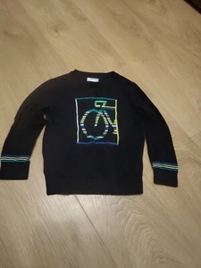 Mayoral 4 Year Boys Knit Blue Jumper With Bicycle Winter - Picture 1 of 3