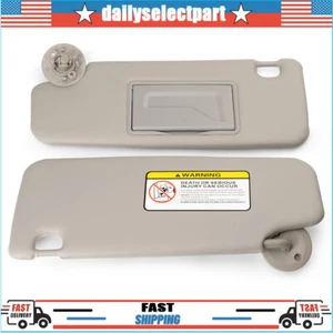 2x Gray Inside Sun Visor L+R For Chevrolet Sonic 2012-19 Spark 2013-16 P95327509 - Picture 1 of 20