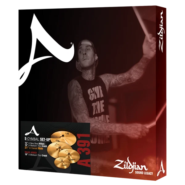 Zildjian A Series Cymbal Box Set Medium Thin Crash 18"/45cm ( A391)