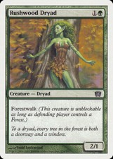 Magic MTG Tradingcard Eighth Edition 2003 Rushwood Dryad 278/350