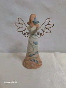 Florentine Angels by Matthew Danko Angel with Doves #1972 2003 6" Tall - Imagen 1 de 8