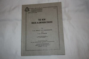 NOS 1961 Society of Automotive Engineers, New Buick Aluminum Engine GM booklet - Picture 1 of 11
