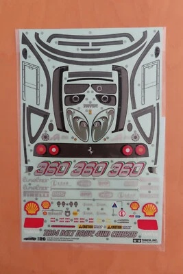 RC Tamiya Decal 58266 Ferrari 360 Modena Challange NEU NIB 2000 - Bild 1 von 3