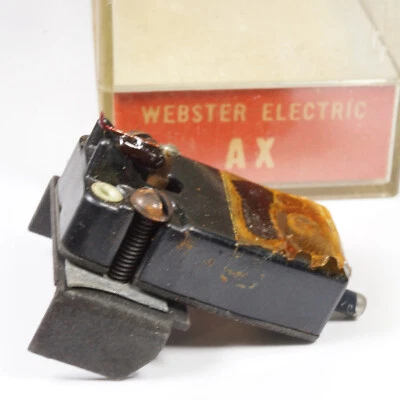 Cartucho y aguja Webster Electric AX A1 A1M A7 40T 71T 41 TB probado como nuevo de stock Foto 1 de 4
