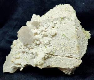 Aesthatic Specimen of Green Tourmaline w/Quartz on Feldspar from Skardu/Pakistan - Picture 1 of 6
