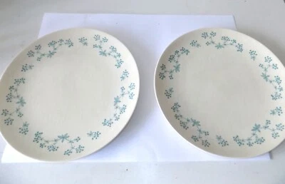 1 Pair off Royal Doulton Dinner Plates.  April showers design no D6435 VGC - Image 1 of 4