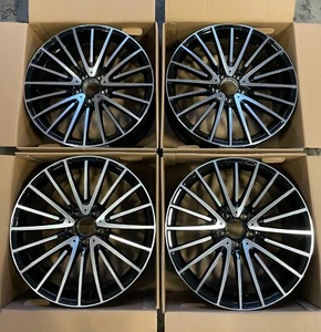 19" Rims Fit Mercedes E350 2010 11 12 13 14 15 2016 2024 2025 Wheels 19x8.5/9.5 - Picture 1 of 4