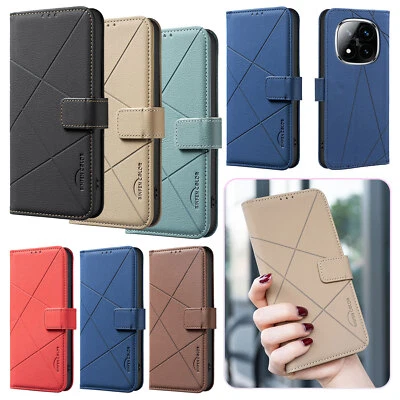 Lanyard Wallet PU Leather Case Phone Cover For Xiaomi Redmi Note 14 13 12 Pro 11 - Image 1 of 4