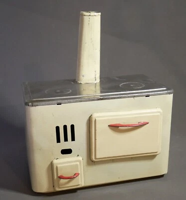 Cuisinière dinette années 60 vintage, tôle, jouet ancien de collection - Photo 1/4