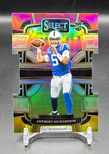 2023 Panini Select - Concourse Red & Yellow Prizm Die-Cut #43 Anthony Richardson - Picture 1 of 2