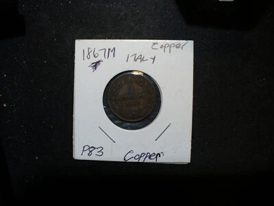 Italy 1867M 2 Centesimi Copper Coin - Image 1 of 3