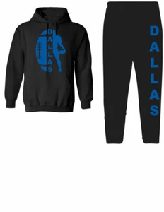 Dallas hoodie & sweatpants set outfit sweatshirt hoodie and sweatpants - Picture 1 of 5