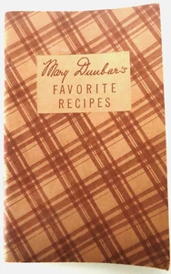 Jewel Tea Co. Mary Dunbar's Favorite Recipes Cookbook 80 Pages Paperback Book - Picture 1 of 7
