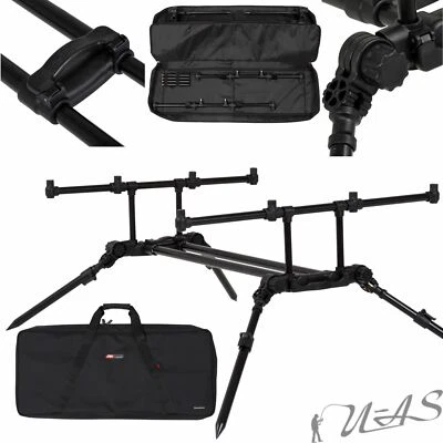 JRC Cocoon Pod 4 Rod Pod Ruten Ständer Karpfen Ruten Halter 4 Bein 4 Auflagen Sh