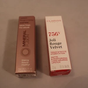 2 Lipsticks – Clarins and Mineral Fusion - Picture 1 of 5