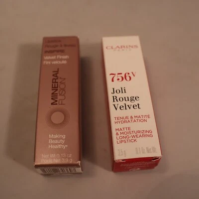 2 Lipsticks – Clarins and Mineral Fusion - Image 1 of 4
