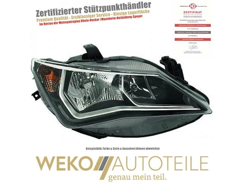 Scheinwerfer rechts DIEDERICHS 7427184 für SEAT - Bild 1 von 1