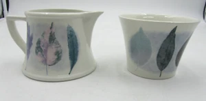 Portmeirion Dusk By Jo Gorman Sugar Bowl & Cream Jug - Picture 1 of 6